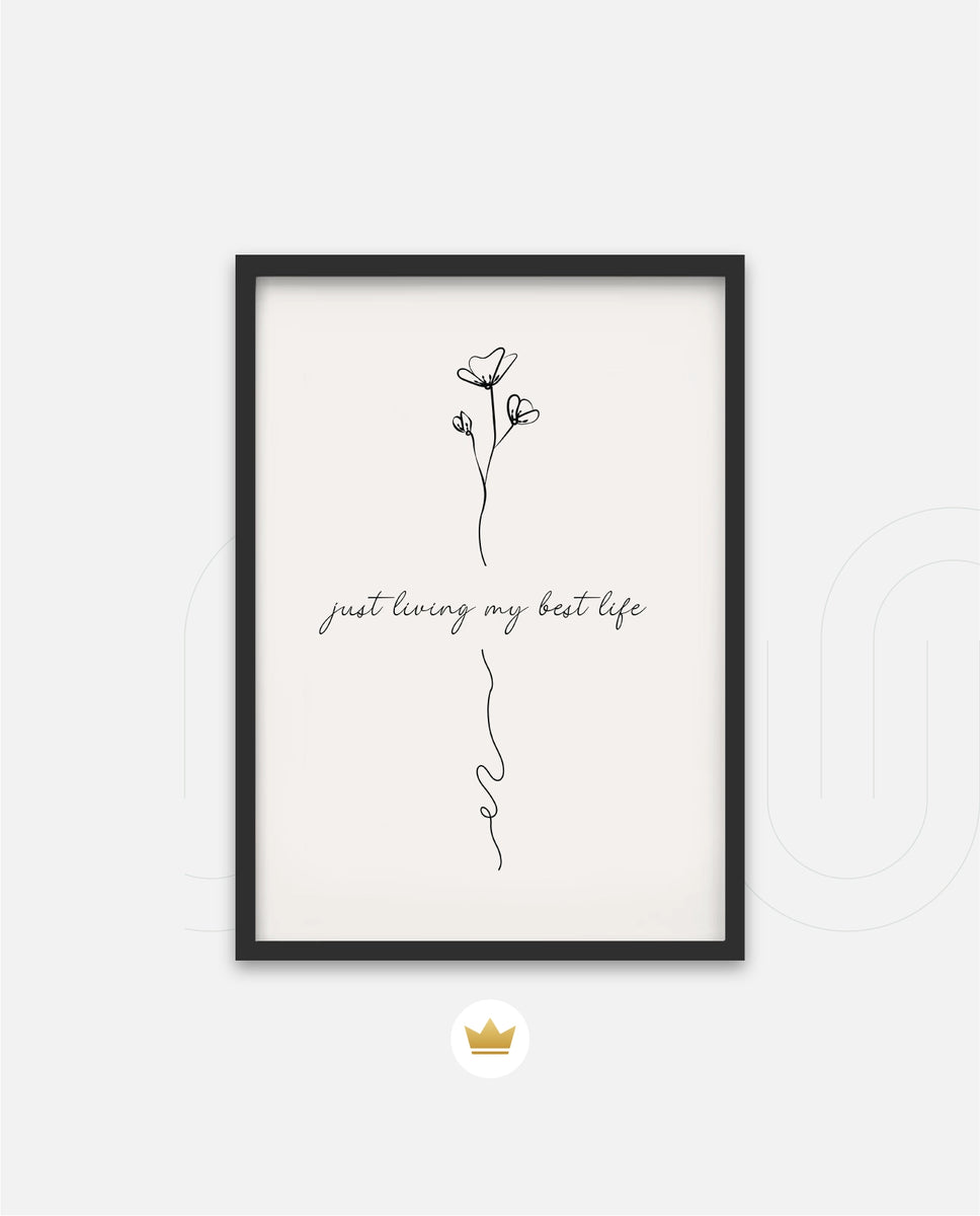 Best Life Line Art – Mova Decor