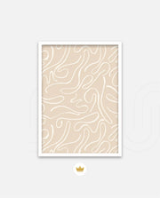 Cream Flow Pattern