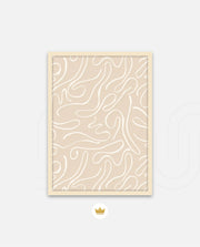 Cream Flow Pattern