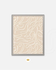 Cream Flow Pattern