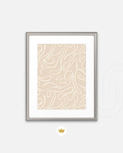 Cream Flow Pattern