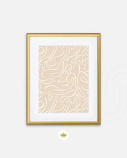 Cream Flow Pattern