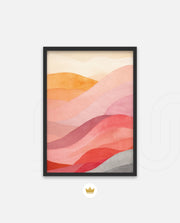 Sunset Wave Layers