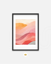 Sunset Wave Layers