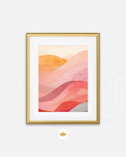 Sunset Wave Layers