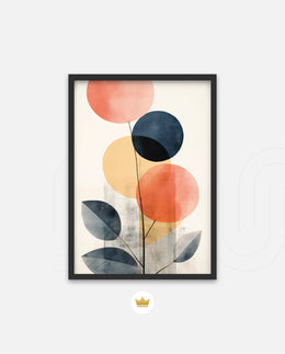 Abstract Botanical Circles