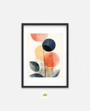 Abstract Botanical Circles