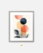 Abstract Botanical Circles