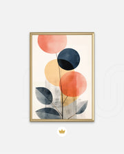 Abstract Botanical Circles