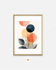 Abstract Botanical Circles