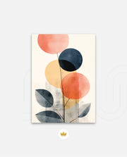 Abstract Botanical Circles