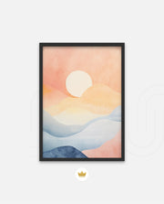 Pastel Sunset Hills