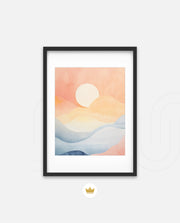 Pastel Sunset Hills