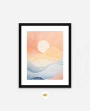 Pastel Sunset Hills