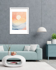 Pastel Sunset Hills