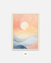 Pastel Sunset Hills