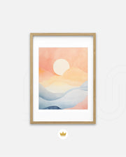 Pastel Sunset Hills