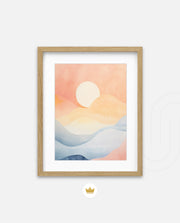 Pastel Sunset Hills