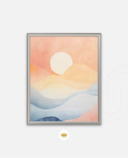 Pastel Sunset Hills