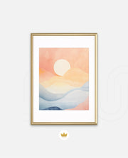 Pastel Sunset Hills
