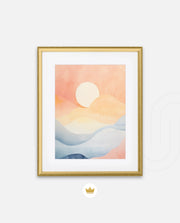 Pastel Sunset Hills