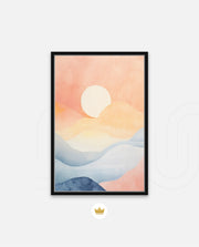 Pastel Sunset Hills