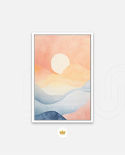 Pastel Sunset Hills