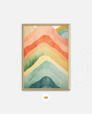 Rainbow Wave Layers