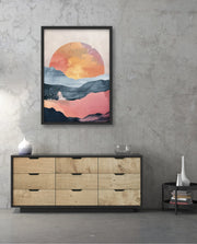 Abstract Sunset Landscape