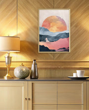 Abstract Sunset Landscape