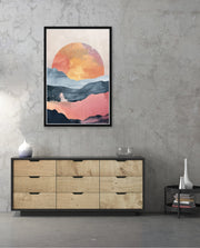 Abstract Sunset Landscape