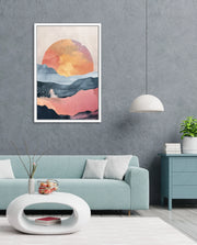 Abstract Sunset Landscape