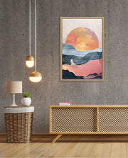 Abstract Sunset Landscape