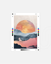 Abstract Sunset Landscape