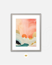 Sunset Abstract Scene