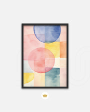 Pastel Circle Grid