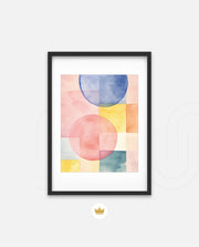 Pastel Circle Grid