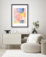 Pastel Circle Grid