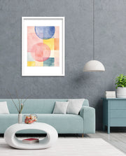 Pastel Circle Grid