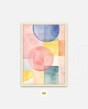 Pastel Circle Grid