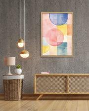 Pastel Circle Grid