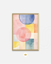 Pastel Circle Grid