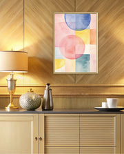 Pastel Circle Grid