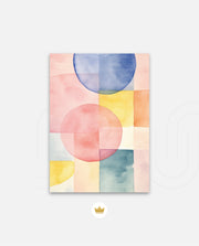 Pastel Circle Grid
