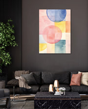 Pastel Circle Grid