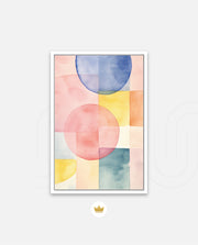 Pastel Circle Grid