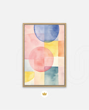 Pastel Circle Grid