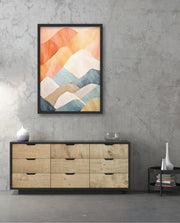 Pastel Mountain Layers