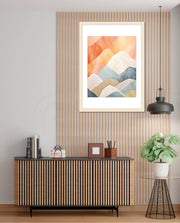 Pastel Mountain Layers