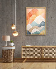 Pastel Mountain Layers